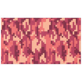 火星デザートデジタル迷彩柄/カモフラージュ テーブルクロス (正面(横))