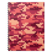 火星デザートデジタル迷彩柄/カモフラージュ ノートブック (正面)