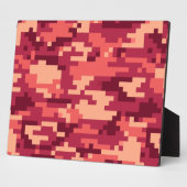 火星デザートデジタル迷彩柄/カモフラージュ フォトプラーク (側面)