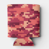 火星デザートデジタル迷彩柄/カモフラージュ 缶クーラー (裏面)