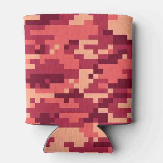 火星デザートデジタル迷彩柄/カモフラージュ 缶クーラー (裏面)