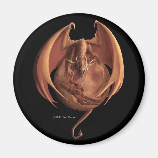 火星ドラゴンマグネット マグネット (正面)