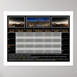 火星ナイツオンディスプレイ ポスター