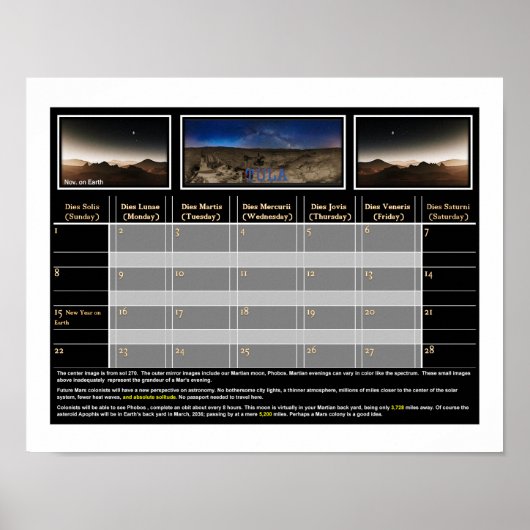 火星ナイツオンディスプレイ ポスター (正面)