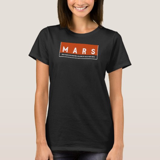 火星ハイステークス宇宙探査 Tシャツ (正面)