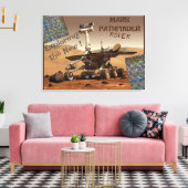 火星パスファインダーローバーストレッチキャンバス印刷 キャンバスプリント (インサイチュ (リビング))