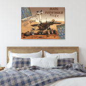 火星パスファインダーローバーストレッチキャンバス印刷 キャンバスプリント (インサイチュ (寝室))