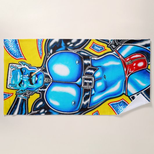 火星ビーチタオル ビーチタオル (正面)