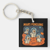 火星ペンギンおもしろい動物宇宙シリーズ! キーホルダー (正面)