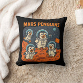 火星ペンギンおもしろい動物宇宙シリーズ! クッション (ブランケット)