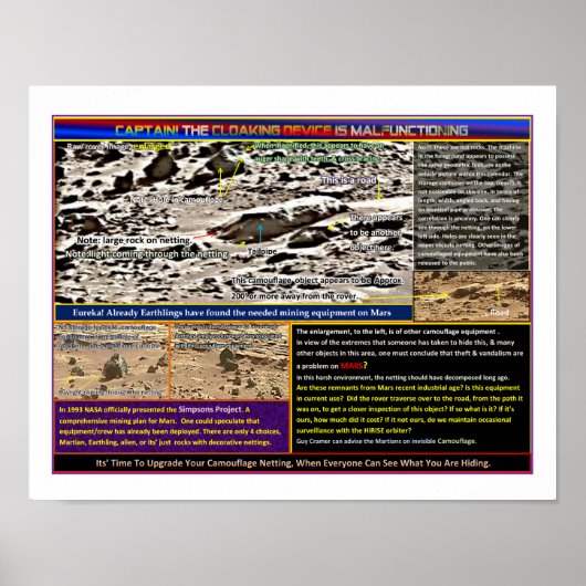 火星マシンのマスク ポスター (正面)