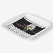 火星マリナー9 ペーパープレート (傾斜あり)