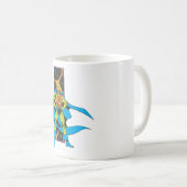 火星マンハンター&宇宙背景 コーヒーマグカップ (正面右)