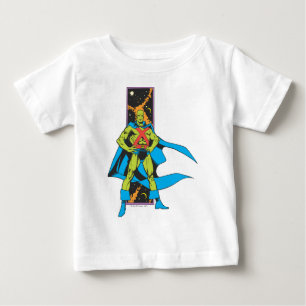 火星マンハンター&宇宙背景 ベビーTシャツ