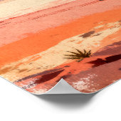 火星レトロSci-Fiポスター ポスター (角)