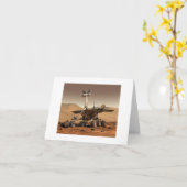 火星ローバー カード (黄色い花)