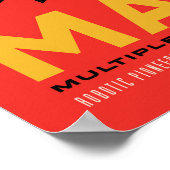 火星ヴィンテージ宇宙旅行ポスター ポスター (角)