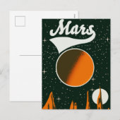 火星ヴィンテージ宇宙芸術 シーズンポストカード (正面/裏面)