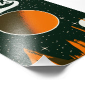 火星ヴィンテージ宇宙芸術 フォトプリント            (角)