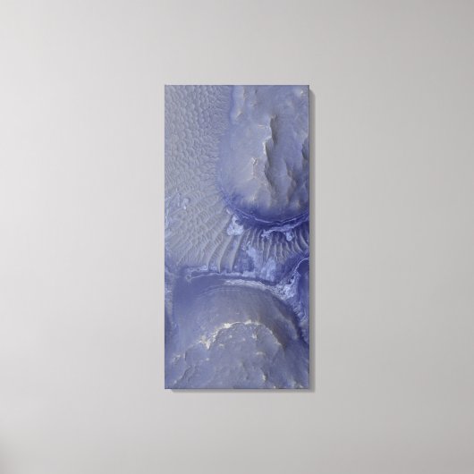 火星上の迷路形成 キャンバスプリント (正面)