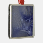 火星上の迷路形成 メタルオーナメント (右)