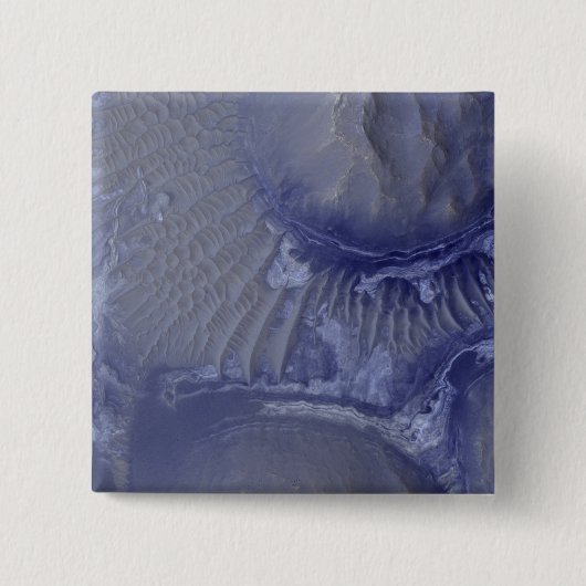 火星上の迷路形成 缶バッジ (正面)