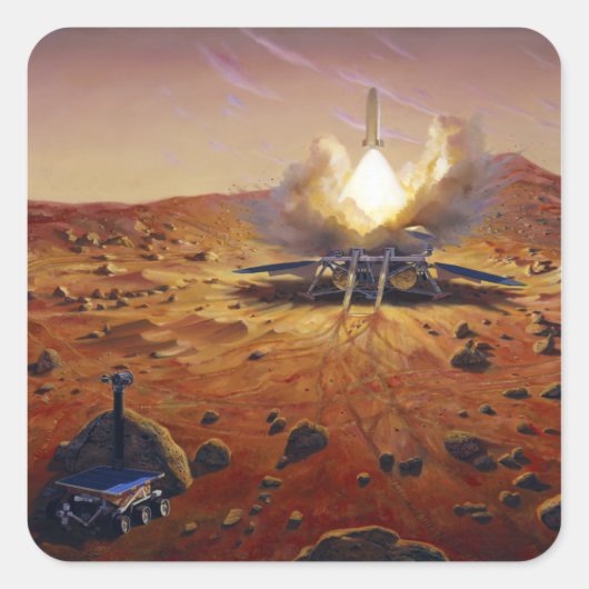 火星上昇車 スクエアシール (正面)