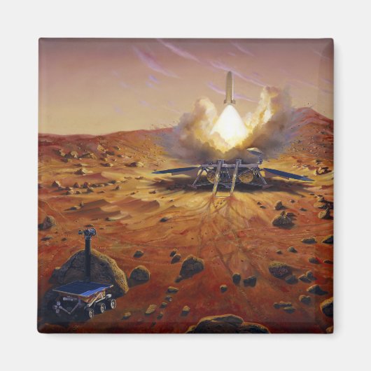 火星上昇車 マグネット (正面)