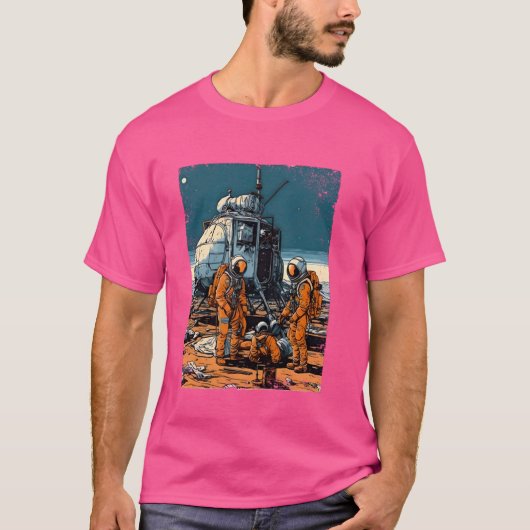 火星事故おもしろい宇宙飛行士宇宙宇宙アドベンツ Tシャツ (正面)
