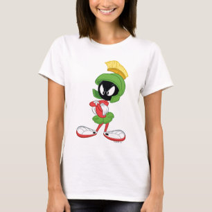 火星人のマーヴィン 腕が交差しました Tシャツ