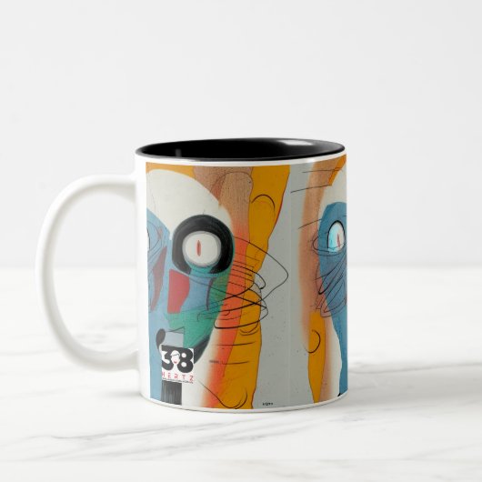 火星人 ツートーンマグカップ (左)