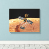 火星偵察オービター キャンバスプリント (インサイチュ (ウッドフロア))