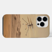火星創意工夫ヘリコプター飛行 iPhoneケース (裏面横)