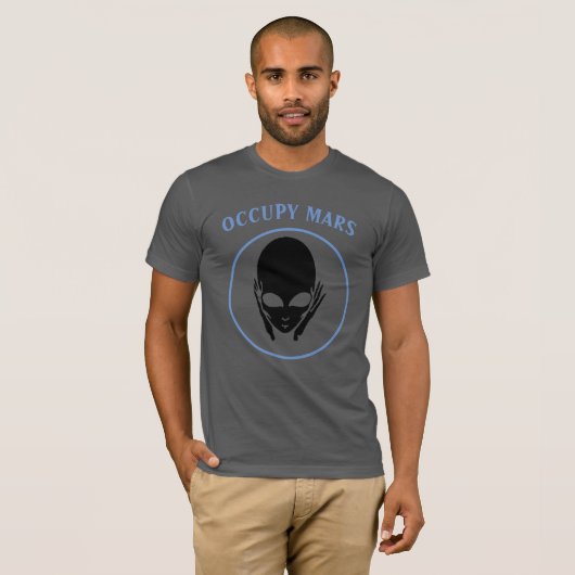 火星占領Tシャツ Tシャツ (正面フル)