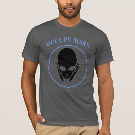 火星占領Tシャツ Tシャツ (正面)