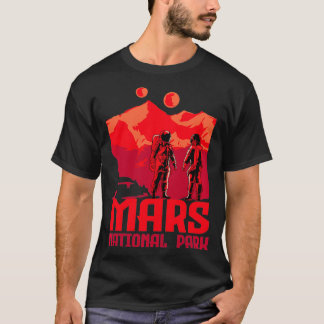 火星国立公園インスパイア赤惑星関連Mar Tシャツ