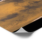 火星地図 ポスター (角)