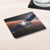 火星大気と揮発性の進化ミッション。 スクエアペーパーコースター (アングル)