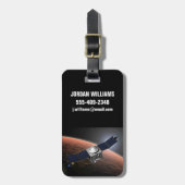 火星大気と揮発性の進化ミッション。 ラゲッジタグ (正面縦)