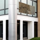 火星好奇号红色火星景观 横断幕 (ビルの外側)