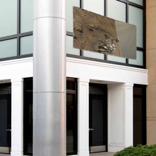 火星好奇号红色火星景观 横断幕 (ビルの外側)