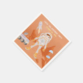 火星宇宙飛行士ボーイズテーマ誕生日パーティー スタンダードカクテルナプキン (角)