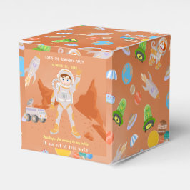 火星宇宙飛行士ボーイズテーマ誕生日パーティー フェイバーボックス