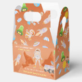 火星宇宙飛行士ボーイズテーマ誕生日パーティー フェイバーボックス (オープン)