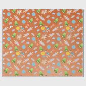 火星宇宙飛行士ボーイズテーマ誕生日パーティー ラッピングペーパー (フラット)