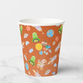 火星宇宙飛行士ボーイズテーマ誕生日パーティー 紙コップ
