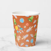 火星宇宙飛行士ボーイズテーマ誕生日パーティー 紙コップ (裏面)