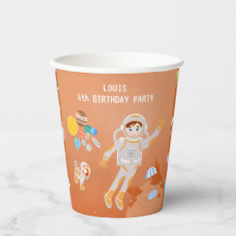 火星宇宙飛行士ボーイズテーマ誕生日パーティー 紙コップ