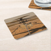 火星工房ヘリコプター スクエアペーパーコースター (アングル)