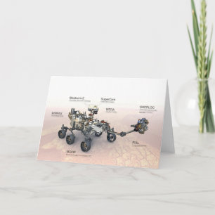 火星忍耐ローバーと楽器 カード
